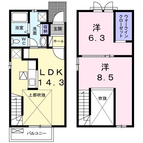 リビエスタⅡの間取り