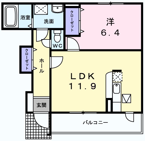 メゾン ド ルネの間取り