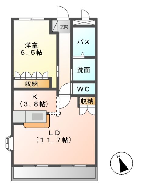 イースト ステージの間取り