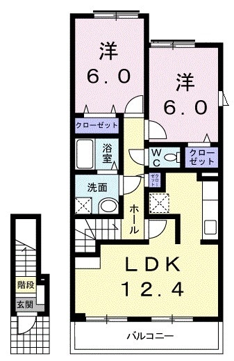 ガーデンハウスYHの間取り