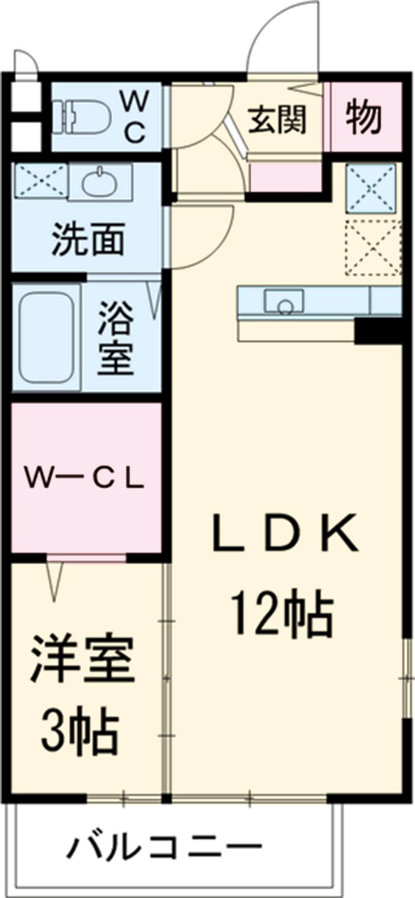 ディアコート(北坂戸)の間取り