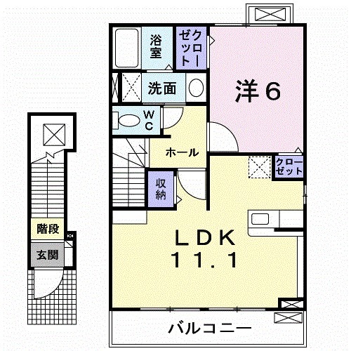プラージュ・ミディの間取り