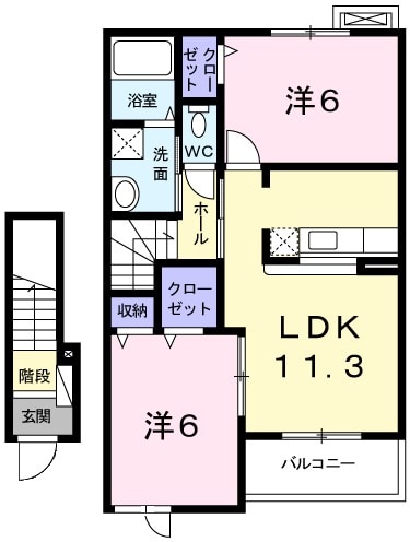 ブルーメの間取り