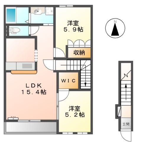 アル・フィオーレみついの間取り