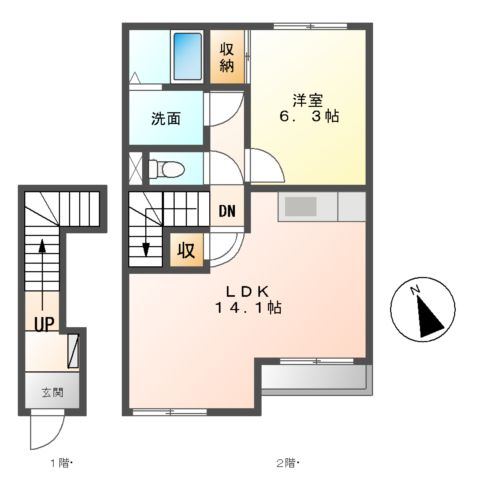 コンフォート ナナの間取り