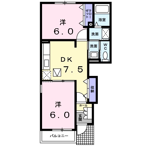 クラール レジデンスの間取り