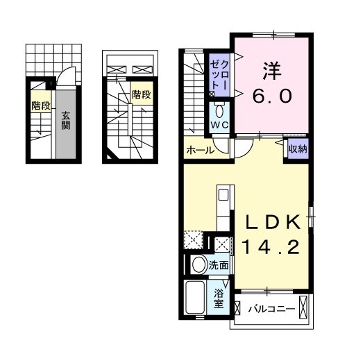 プチ・コフレの間取り
