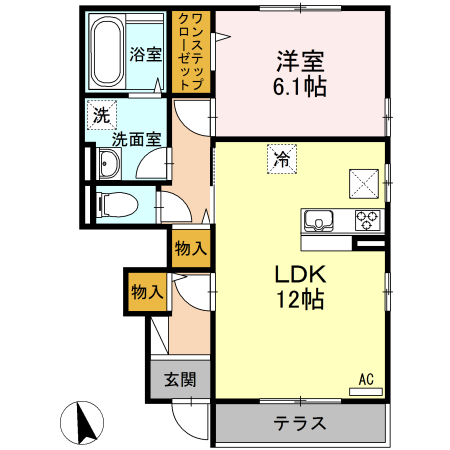 プレミアムコートCの間取り