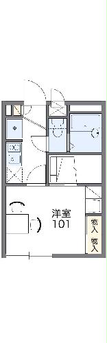レオパレス天満の間取り