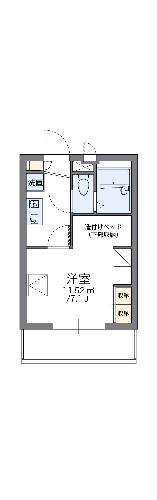 レオパレス天満の間取り
