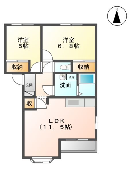 サンコートの間取り