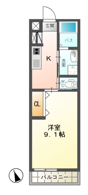 サンモールの間取り