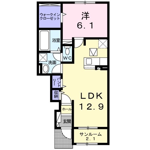 ハウス AIAIの間取り