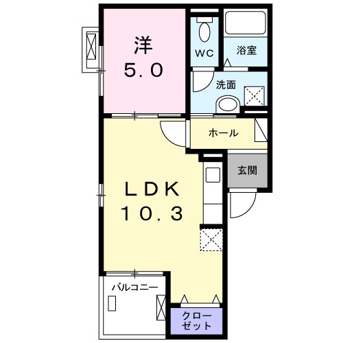 エレガンス上郡の間取り
