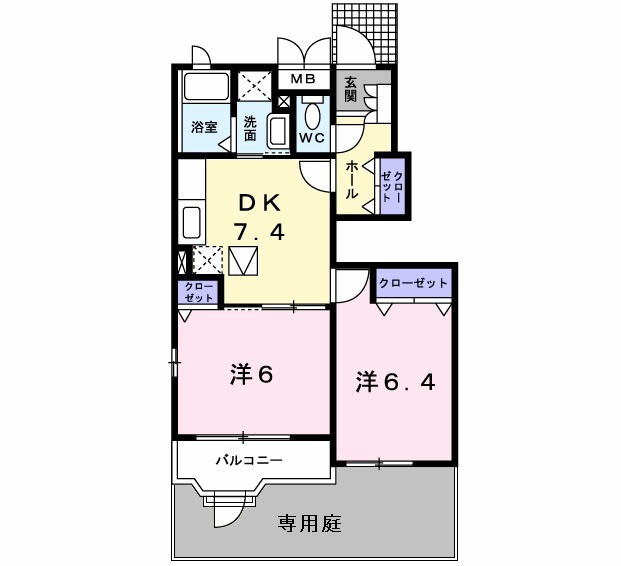 クレマチスの間取り