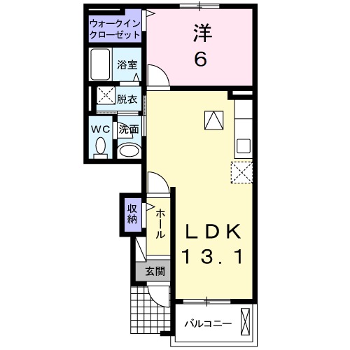 コルティーレの間取り