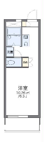 レオパレスグリーンハイツBの間取り