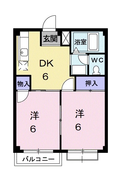 ネオハイツ半城土の間取り