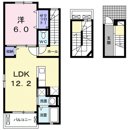 ハイム Mの間取り