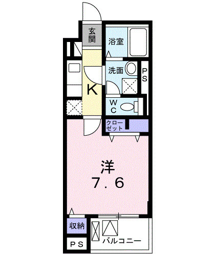 ヴァンベールMKの間取り