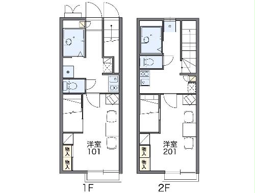 レオパレスプランドールの間取り
