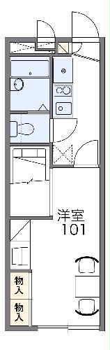 レオパレスドヴォール函南の間取り