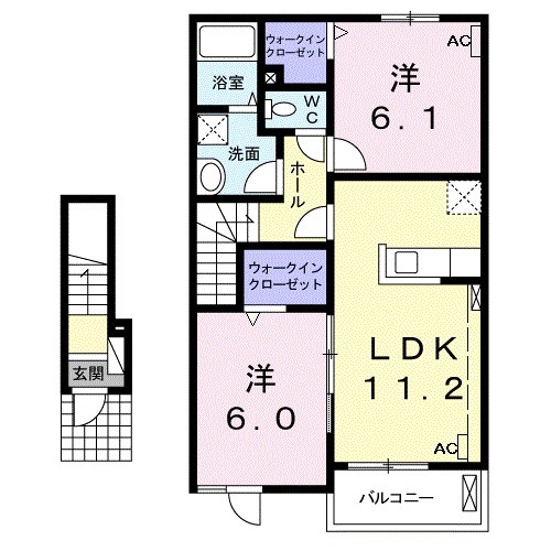 テーテュースの間取り