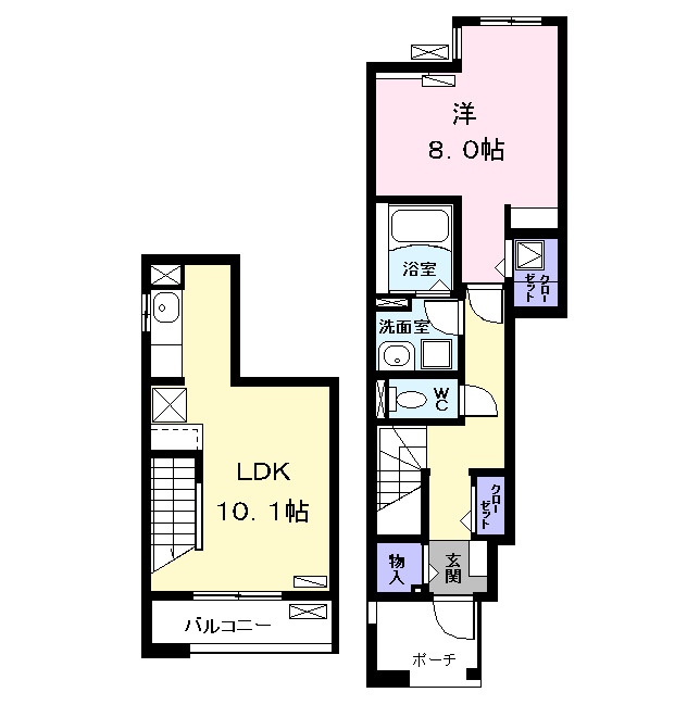 E STAGE Ⅱの間取り