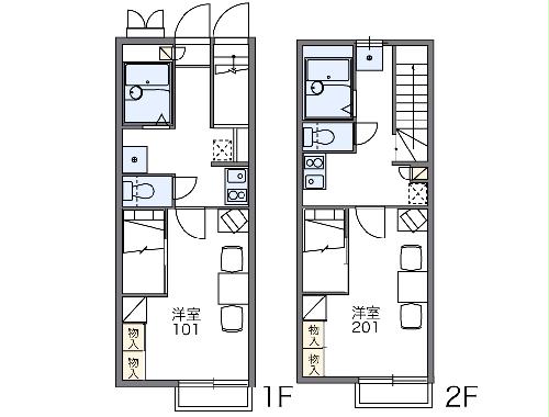 レオパレス雅の間取り