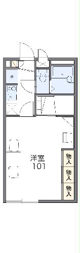 レオパレスMK Loadの間取り