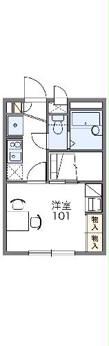レオパレスYAMAMOTOの間取り