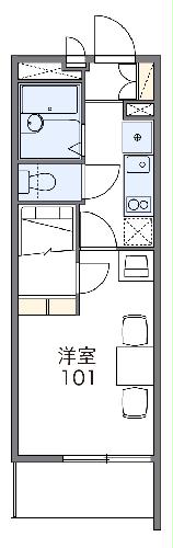 レオパレス与野アムールの間取り