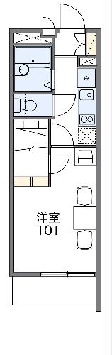 レオパレス西本郷の間取り