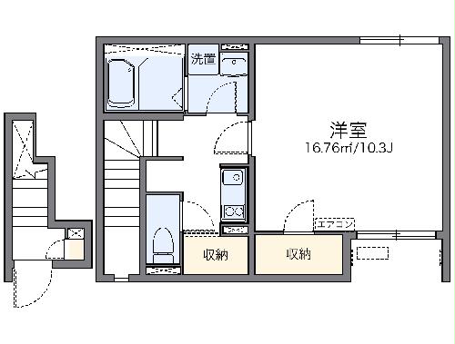 レオネクストヤマキⅡの間取り