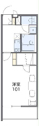 レオパレスイーグルⅥの間取り