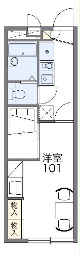 レオパレスマロニエの間取り