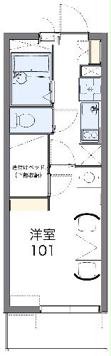 レオパレス吉原の間取り