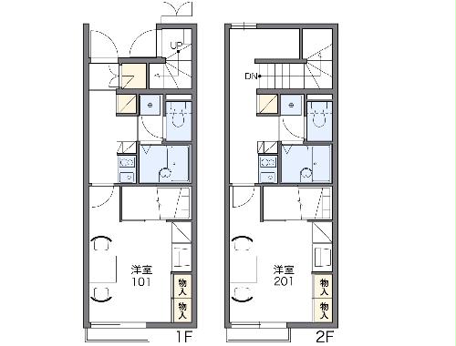 レオパレスダンデライオン　Ⅲ・207号室の間取り