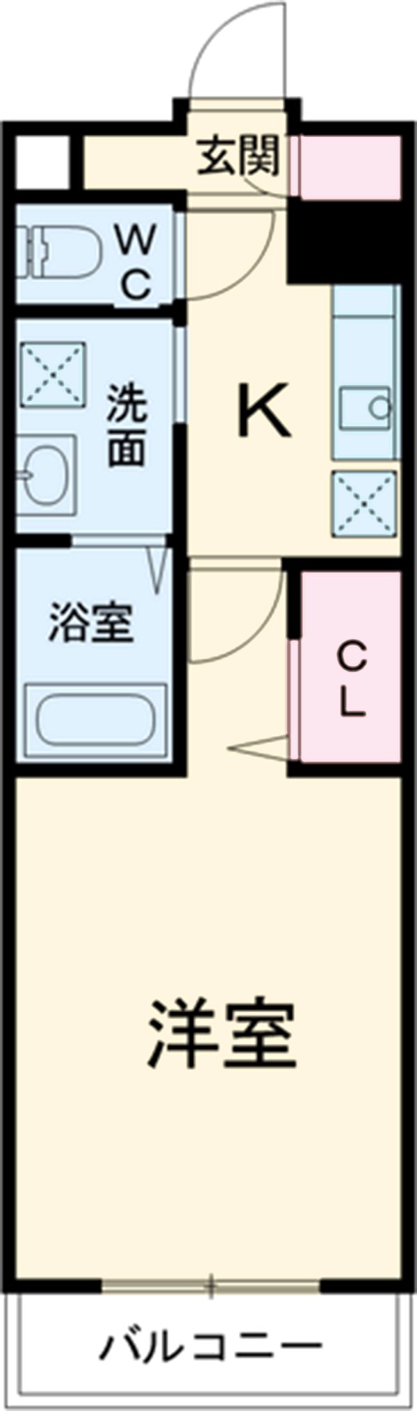 プレジールの間取り