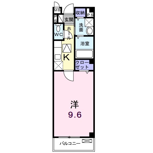 セイバリースクエア Aの間取り