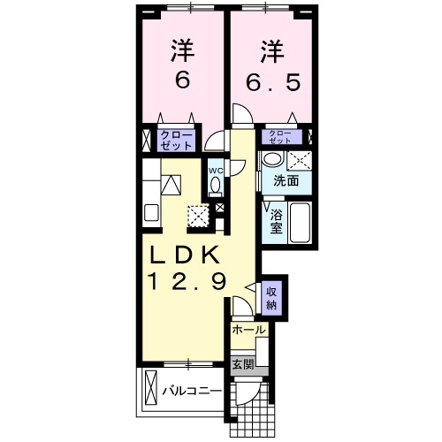 ヴィ エレガントⅡの間取り