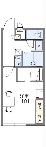 レオパレスWALTZの間取り