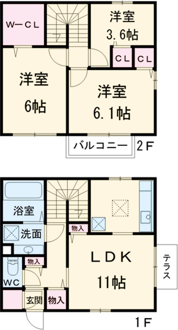 レセンテの間取り