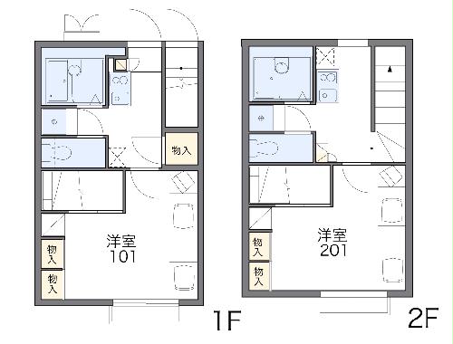 レオパレスストーリー浅沼の間取り