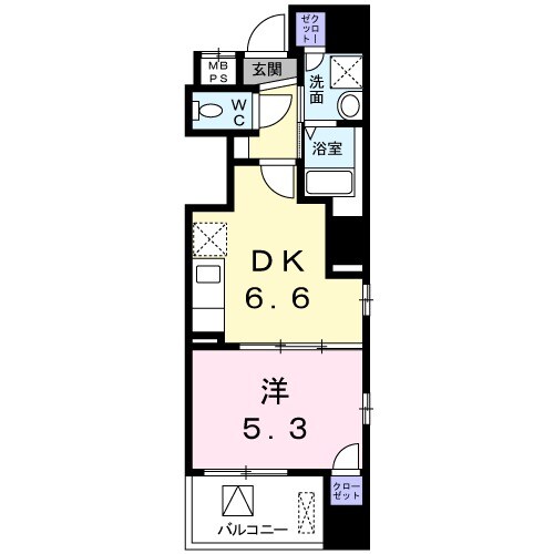 ベスティエ秋葉原・02010号室の間取り