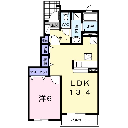 グリーン・アモールの間取り