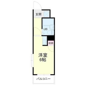 城北シティハイツの間取り