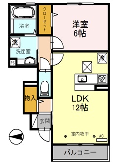 シェルフルールの間取り