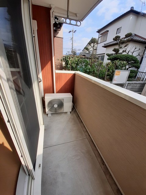 12/24 バルコニー