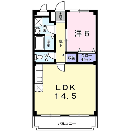 久御山ファーストマンションの間取り